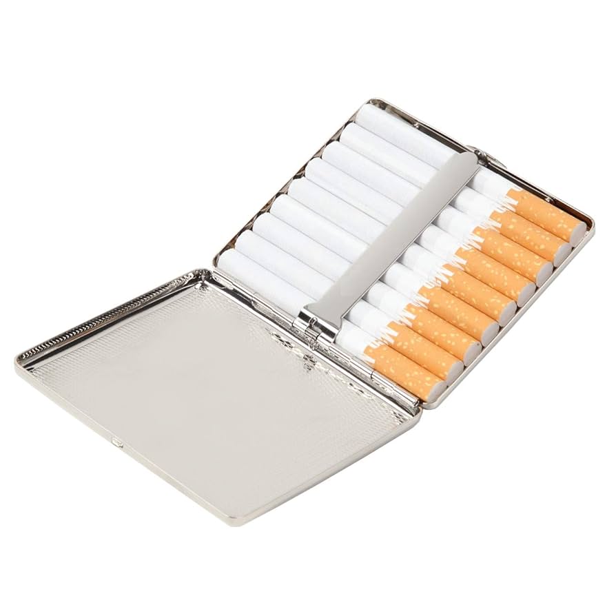 Amazon.co.jp: 【YuHaru】 シガレットケース ステンレス キング